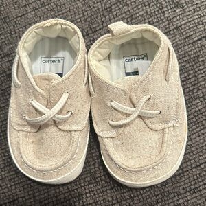 Carter's Cream Moccasin Baby Shoes